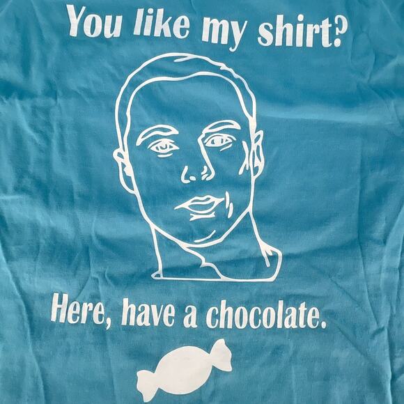 Comfort Colors AP Psychology Sheldon Pocket Tee Shirt Top Size Medium Turquoise - Picture 5 of 11